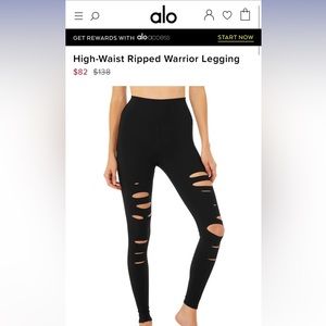 Alo leggings brand new % full length